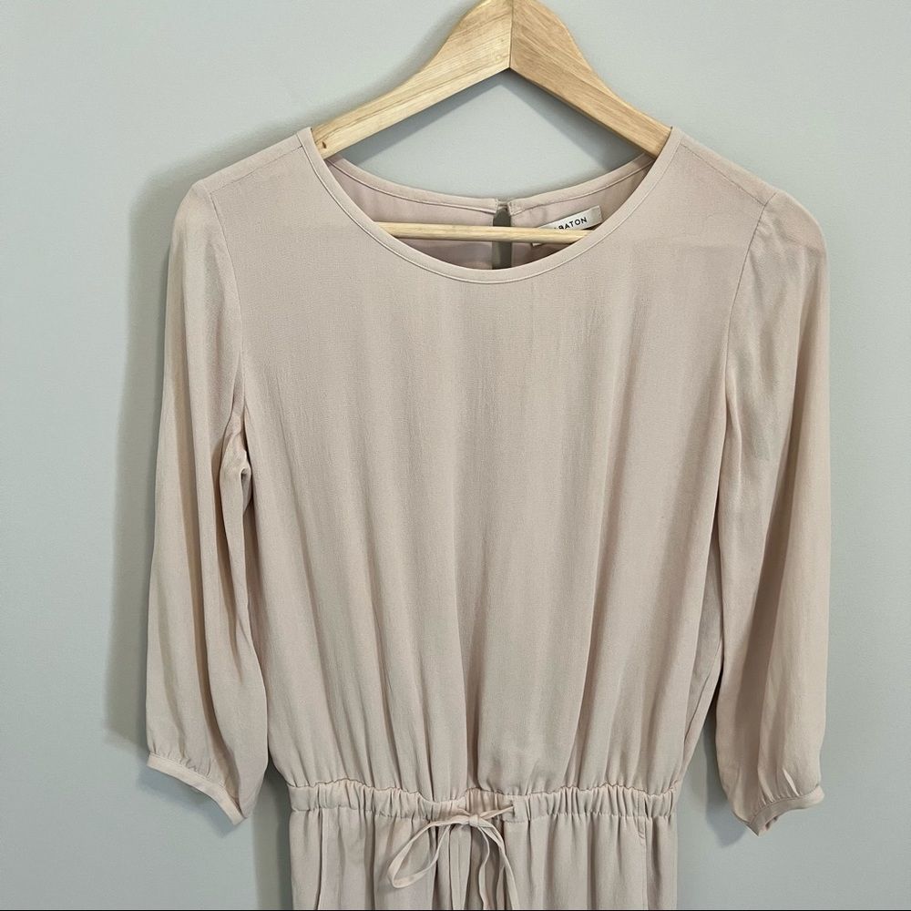 Aritzia Babaton Keagan Romper  Cream - Picture 6 of 15